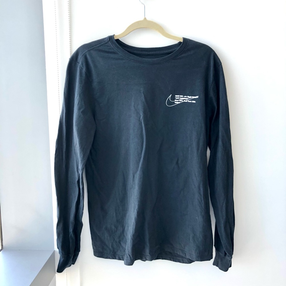NIKE x OFF WHITE OFF Campus Logo Tee